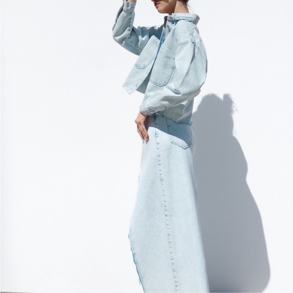 Zara denim skirt usa small - Picture 2 of 14